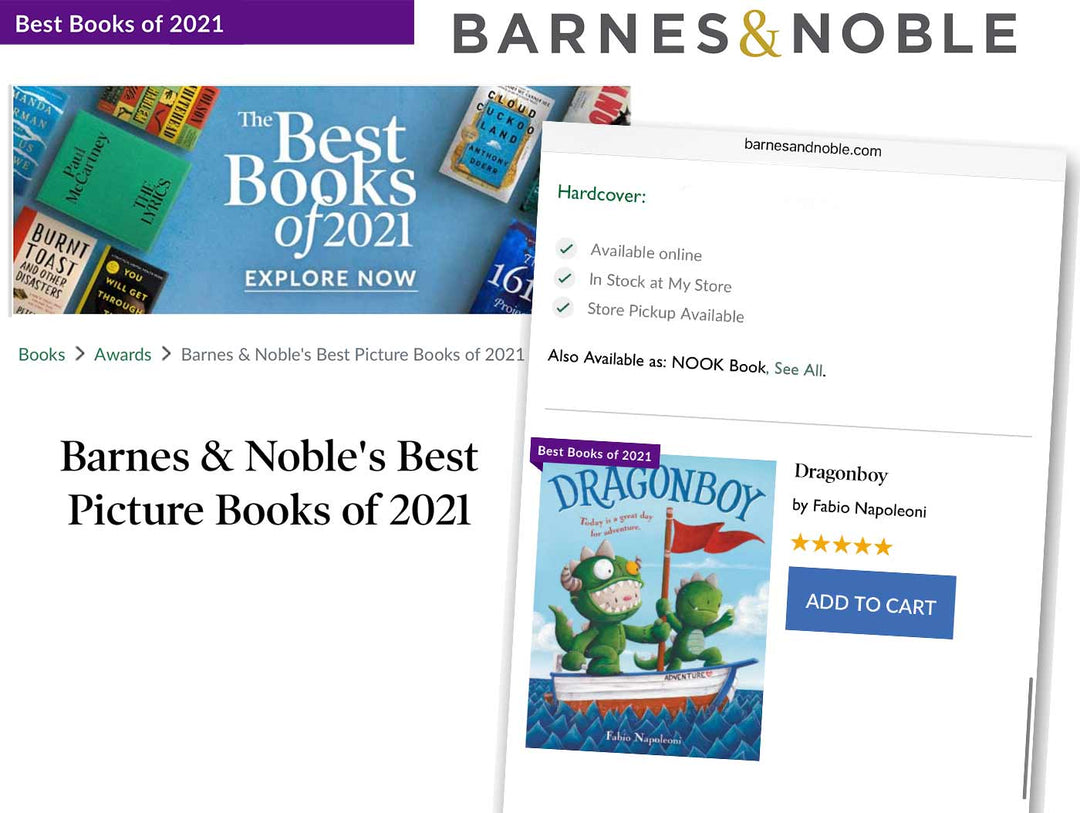 Barnes & Noble Features Dragonboy among Best Picture Books of 2021