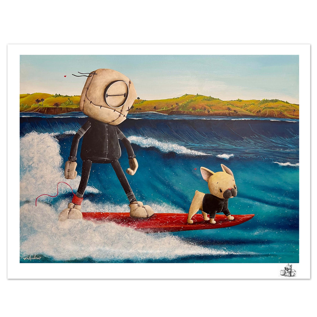 Fabio Napoleoni Like a Duck to Water • Laguna Beach Gallery Exclusive Limited Edition Paper Giclee