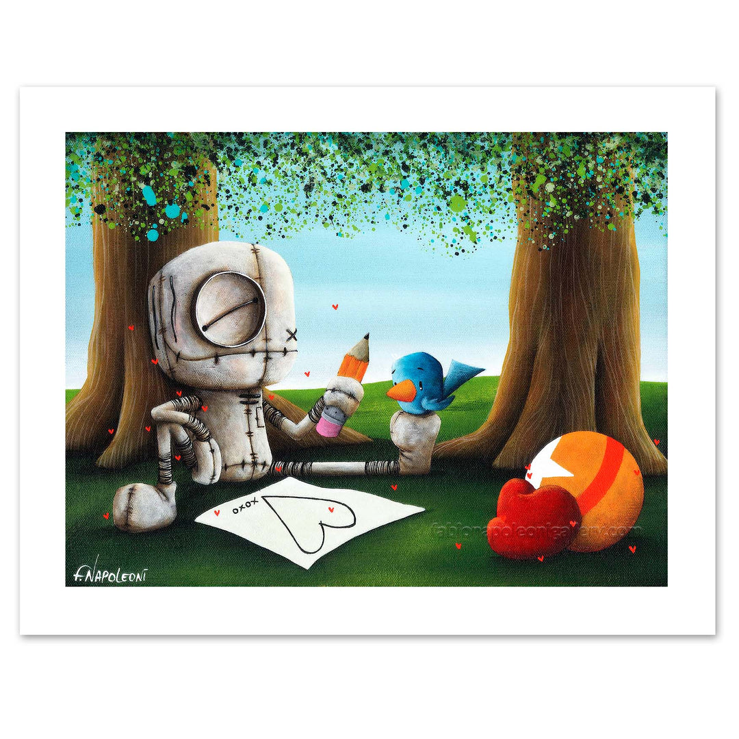 Fabio Napoleoni Statement Made Limited Edition Paper Giclee