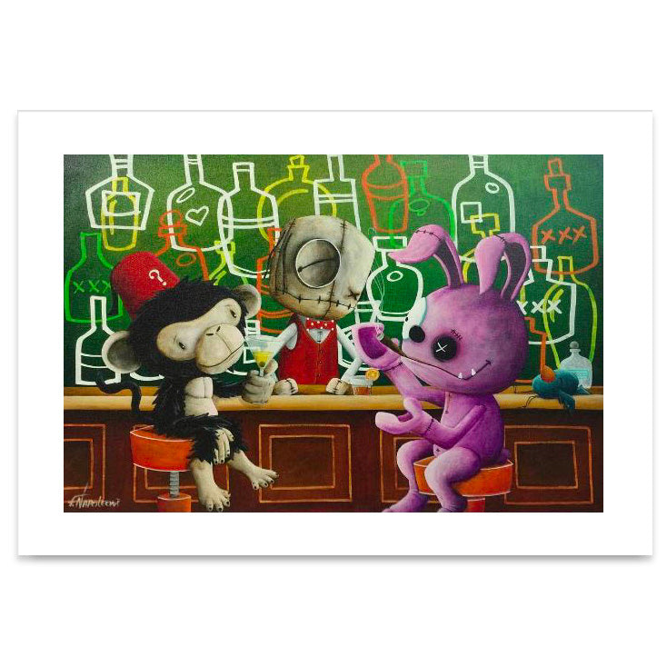 Fabio Napoleoni Booze Therapy Limited Edition Paper Giclee