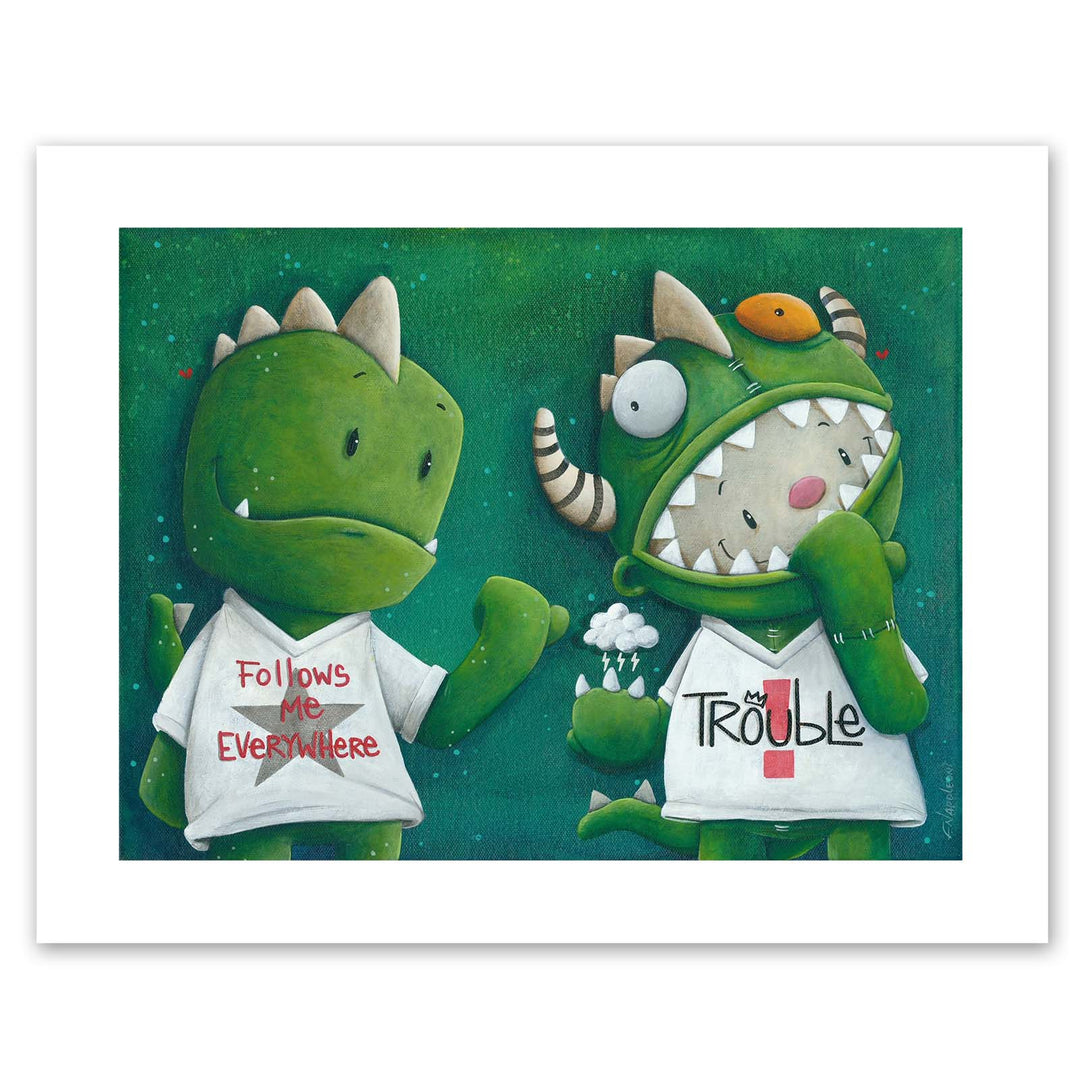 Fabio Napoleoni Dynamic Duo Limited Edition Paper Giclee