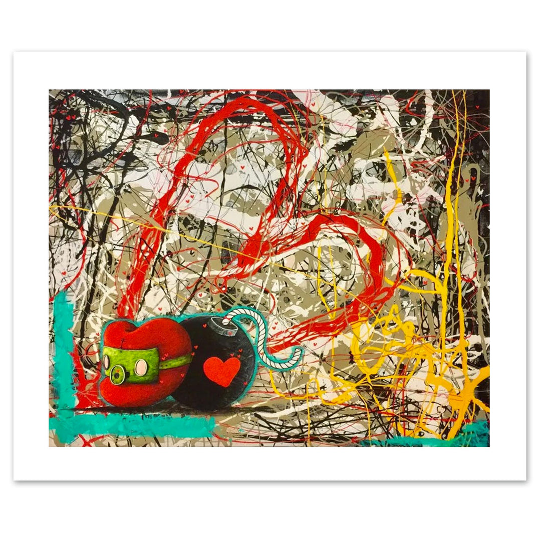 Fabio Napoleoni Explosion of Emotion Limited Edition Paper Giclee