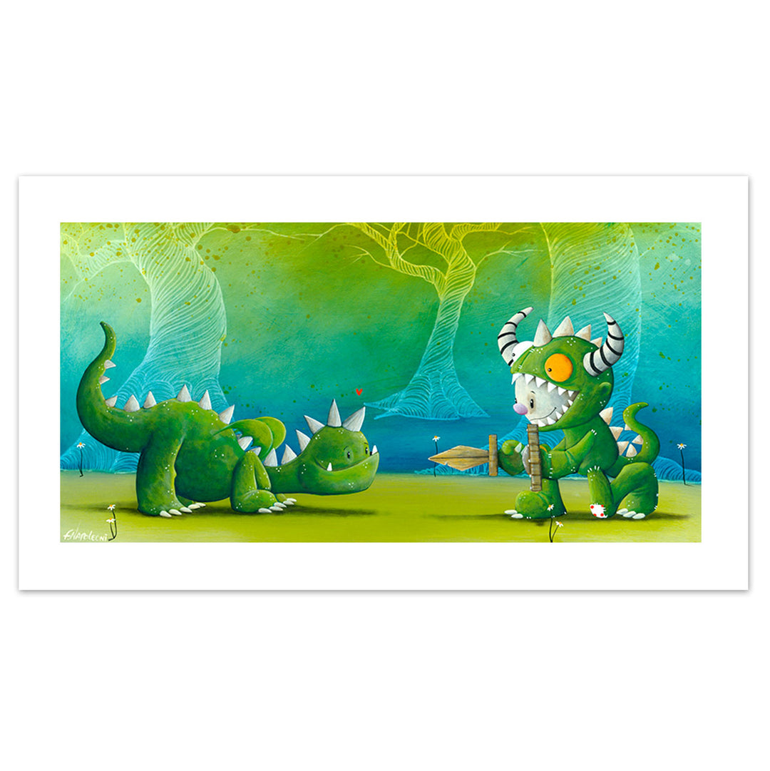 Fabio Napoleoni Friends and Foes Limited Edition Paper Giclee