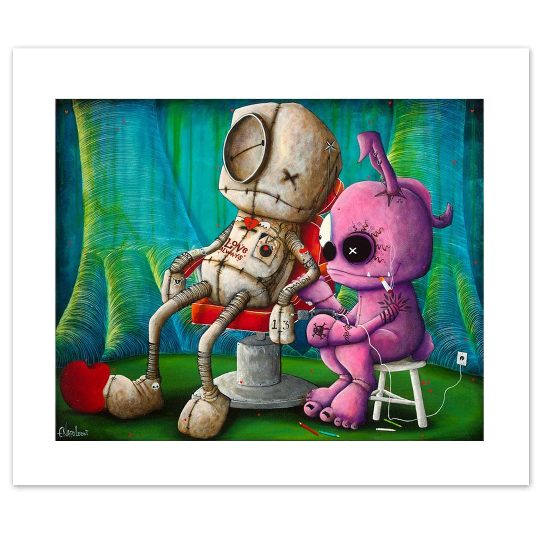 Fabio Napoleoni Memories Inked Onto My Canvas Open Edition Giclee Print