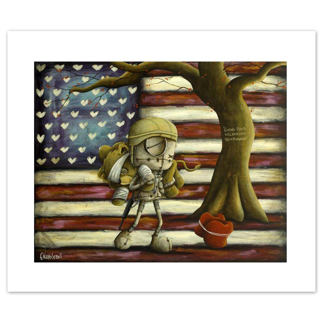 Fabio Napoleoni We Go Forward Together Open Edition Giclee Print