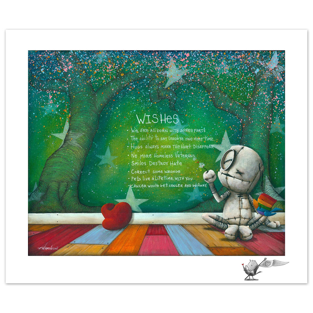 Fabio Napoleoni Wishes Limited Edition Paper Giclee