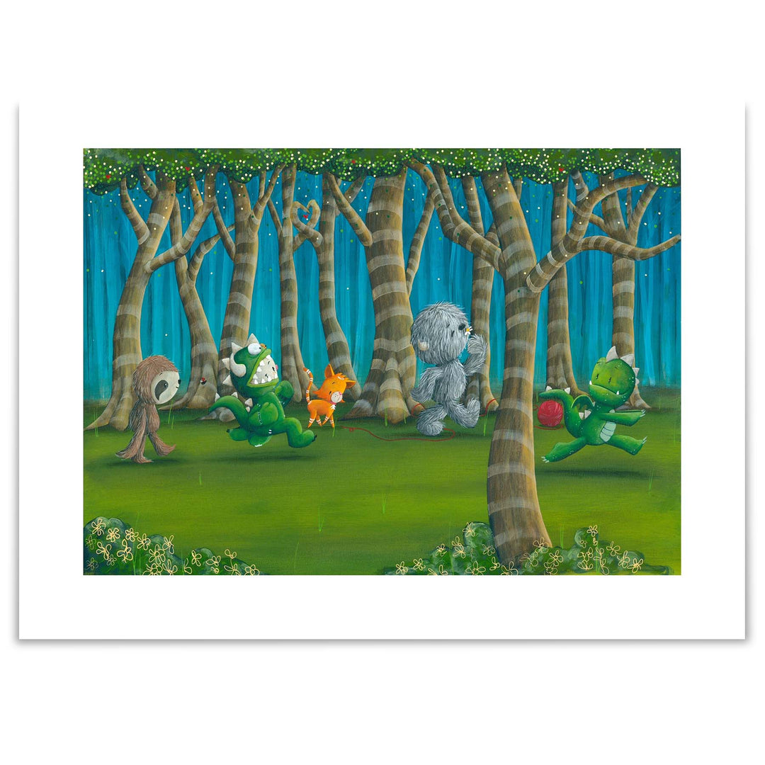 Fabio Napoleoni Let the Adventures Begin Limited Edition Paper Giclee