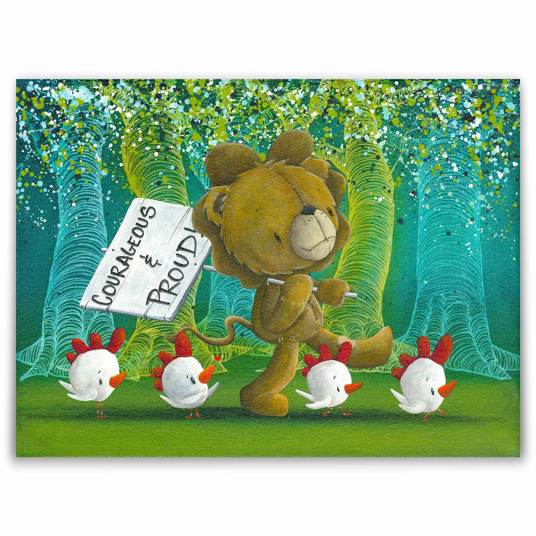 Fabio Napoleoni All the Same But Different Limited Edition Canvas Giclee