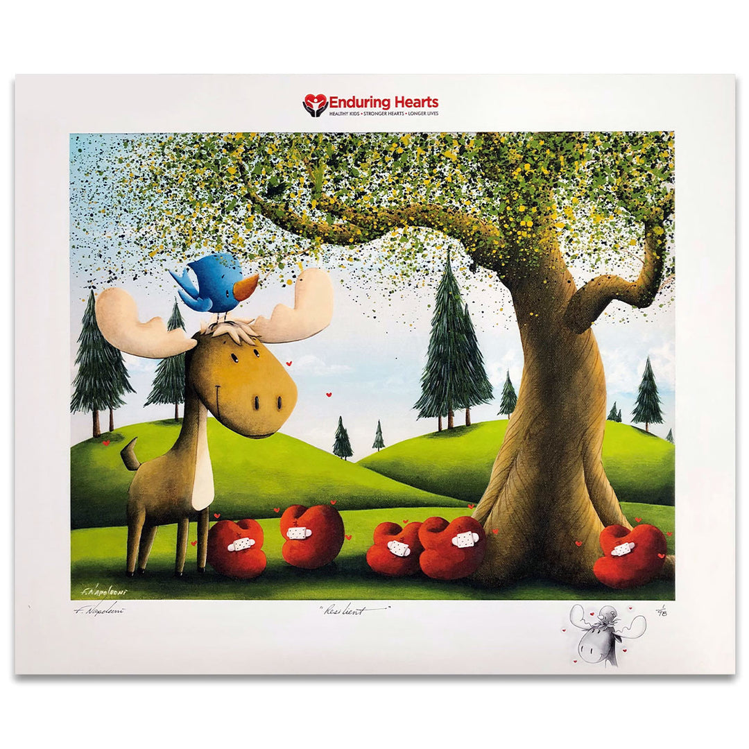 Fabio Napoleoni Resilient Limited Edition Paper Giclee