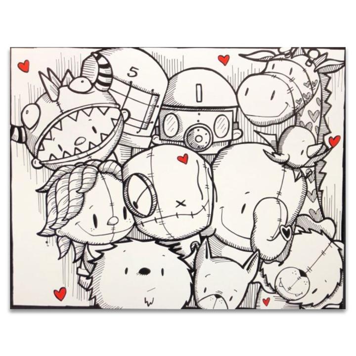 Fabio Napoleoni The Gang Limited Edition Paper Giclee
