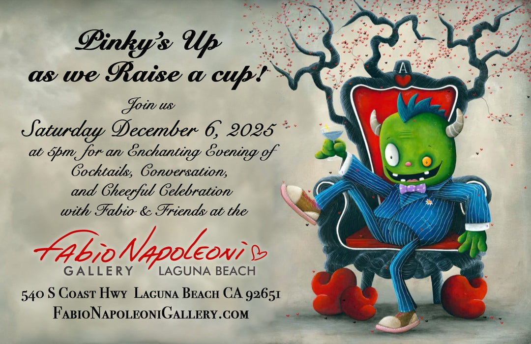 Fabio Napoleoni Art Show Invitation