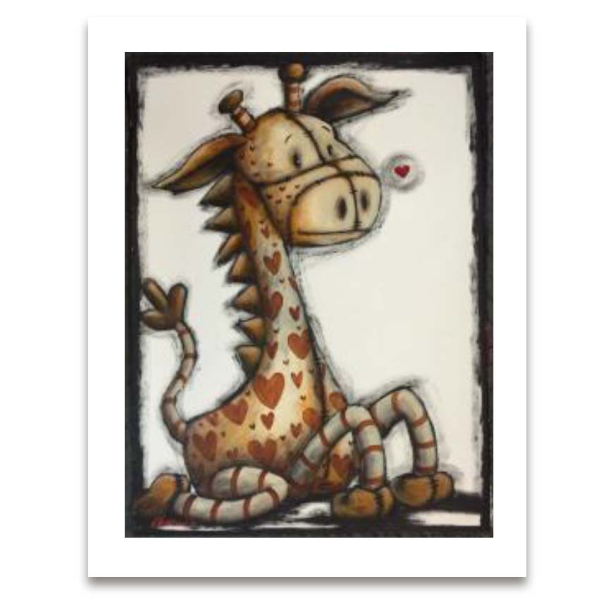 Fabio Napoleoni Are You Here for Me Limited Edition Paper Giclee