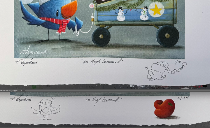 Fabio Napoleoni In High Demand Limited Edition Paper Giclee