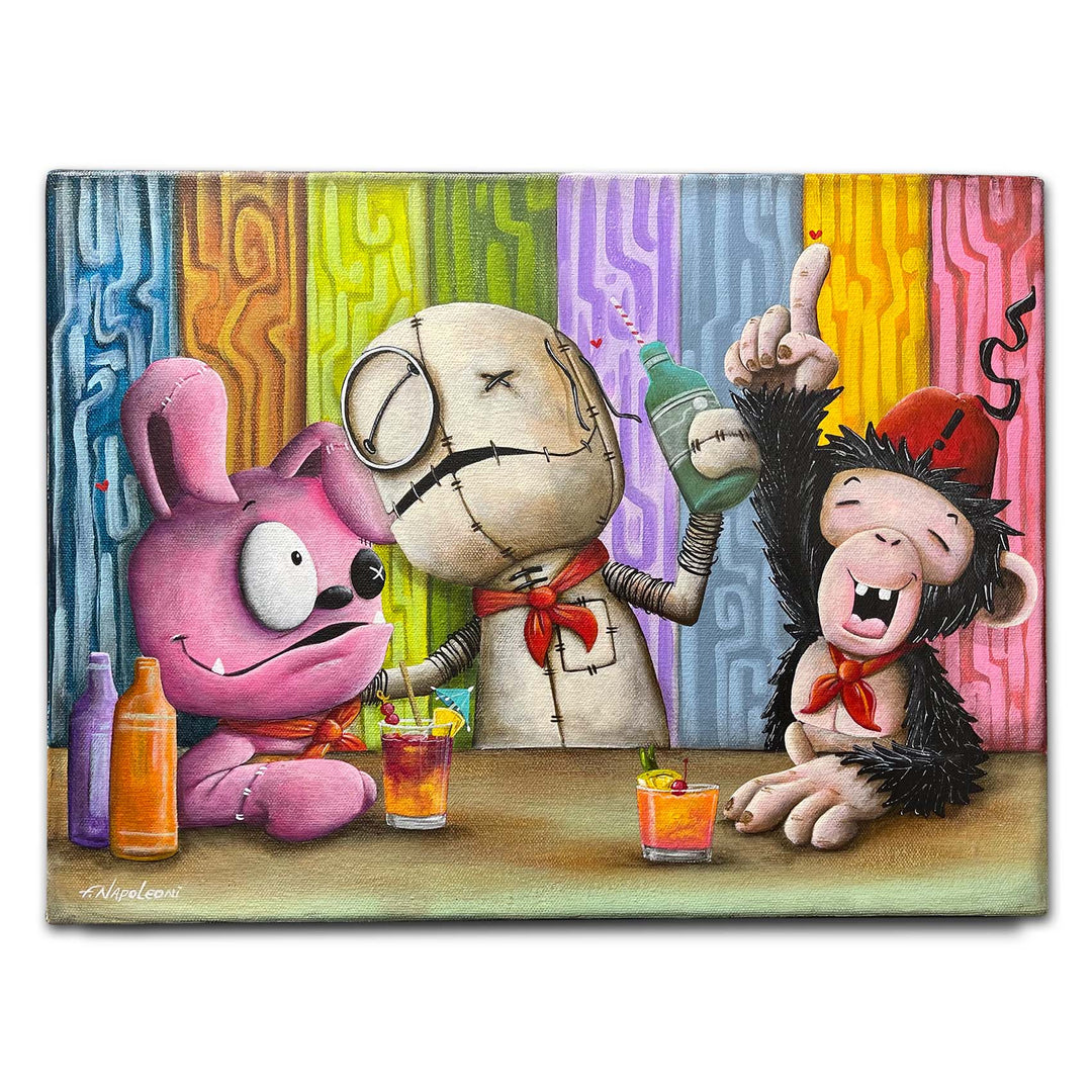 Fabio Napoleoni Story Tellers Happy Hours Limited Edition Canvas Giclee