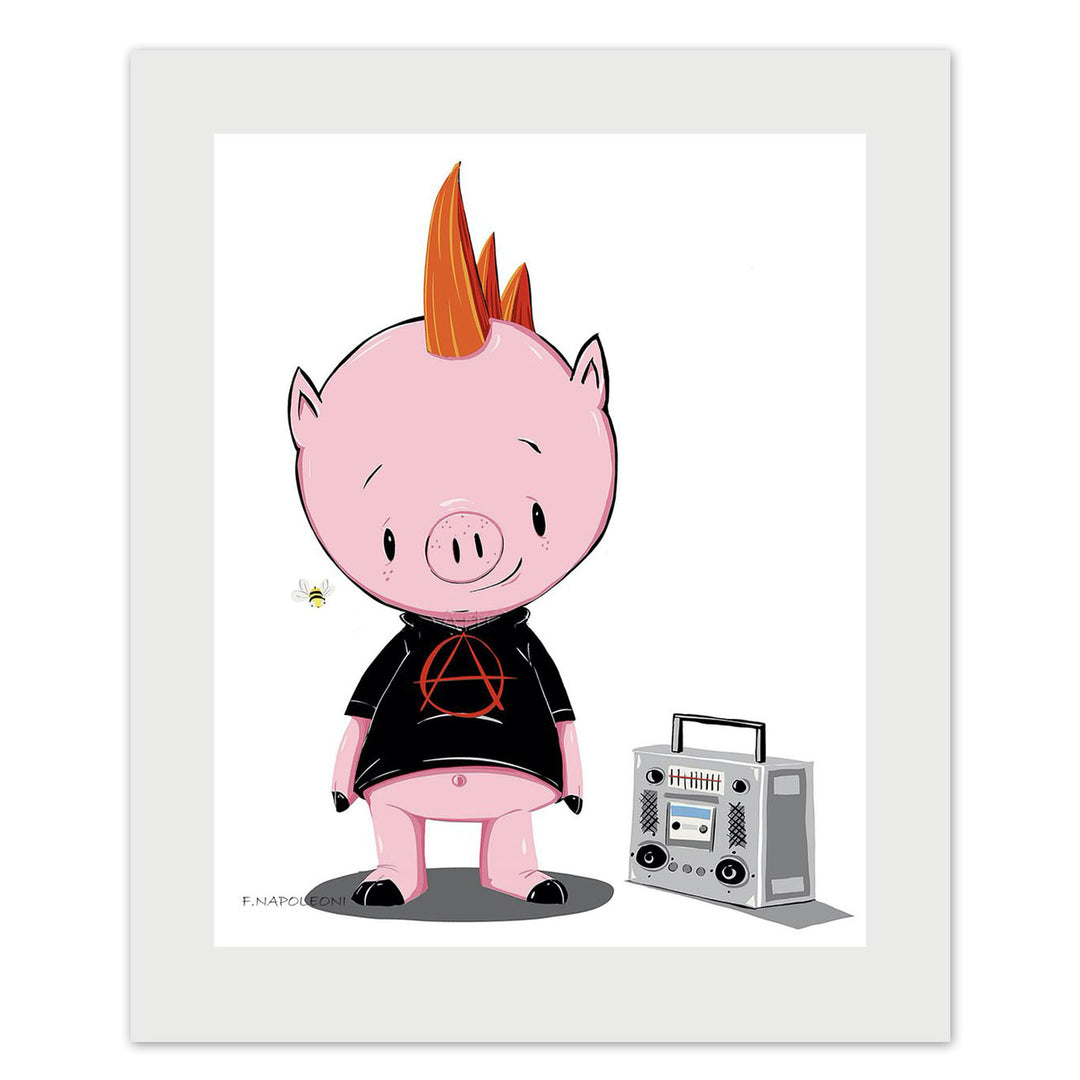 Fabio Napoleoni Being a Punk Open Edition Giclee Print