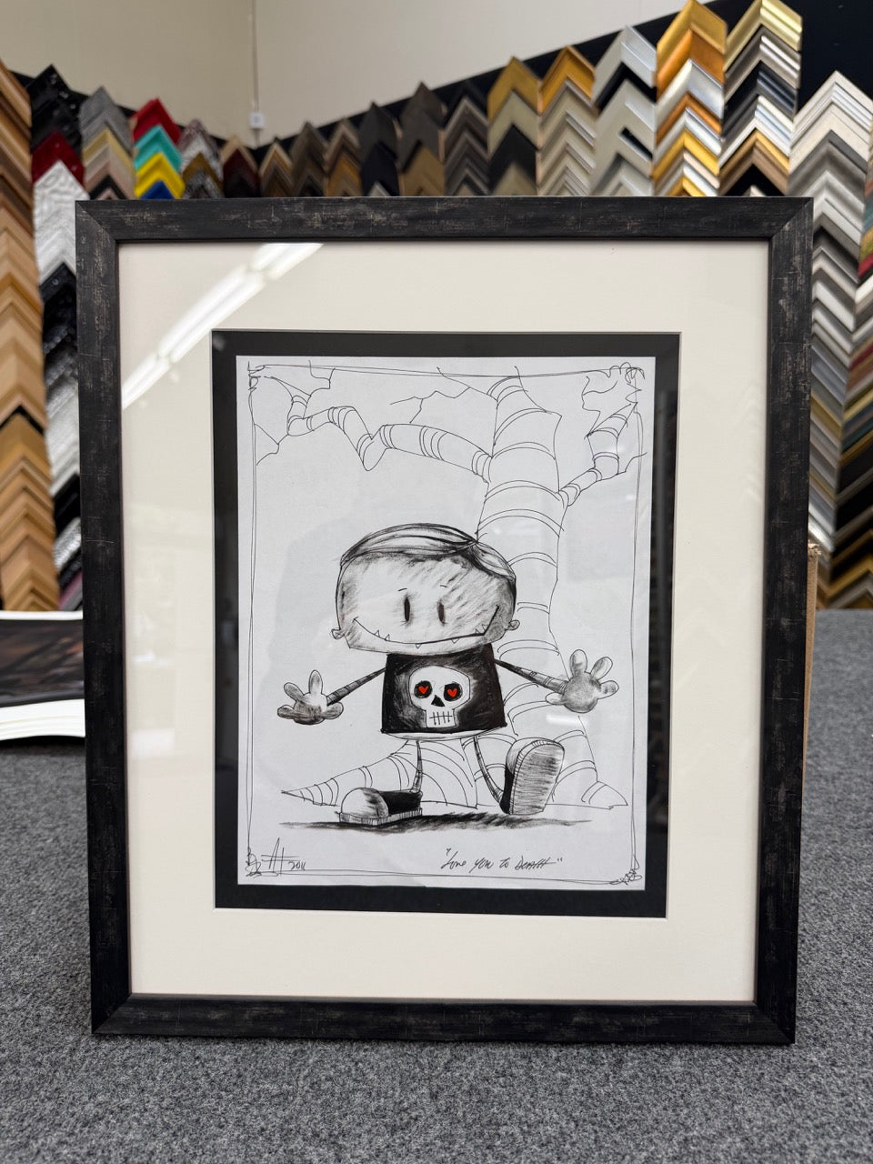 Original Concept Sketch from the Vault: "Love You To Death"