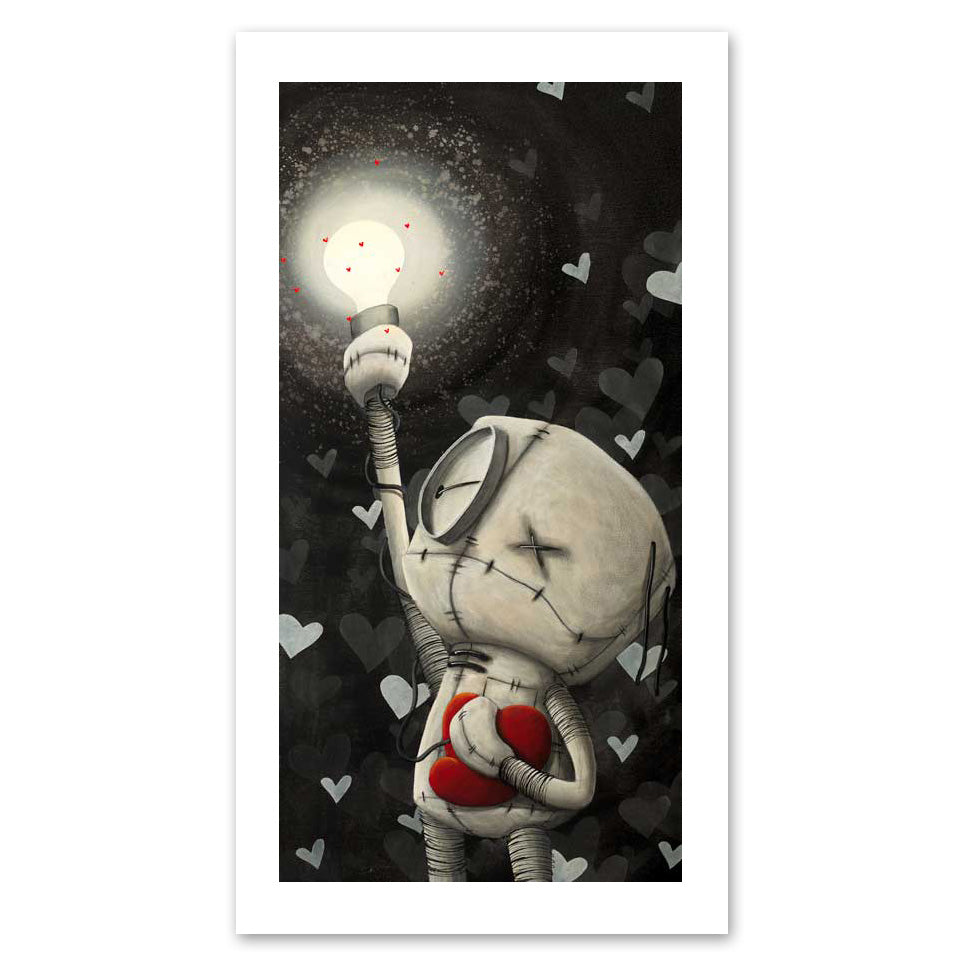 Fabio Napoleoni Never Dark When You Hold Onto Hope Limited Edition Paper Giclee