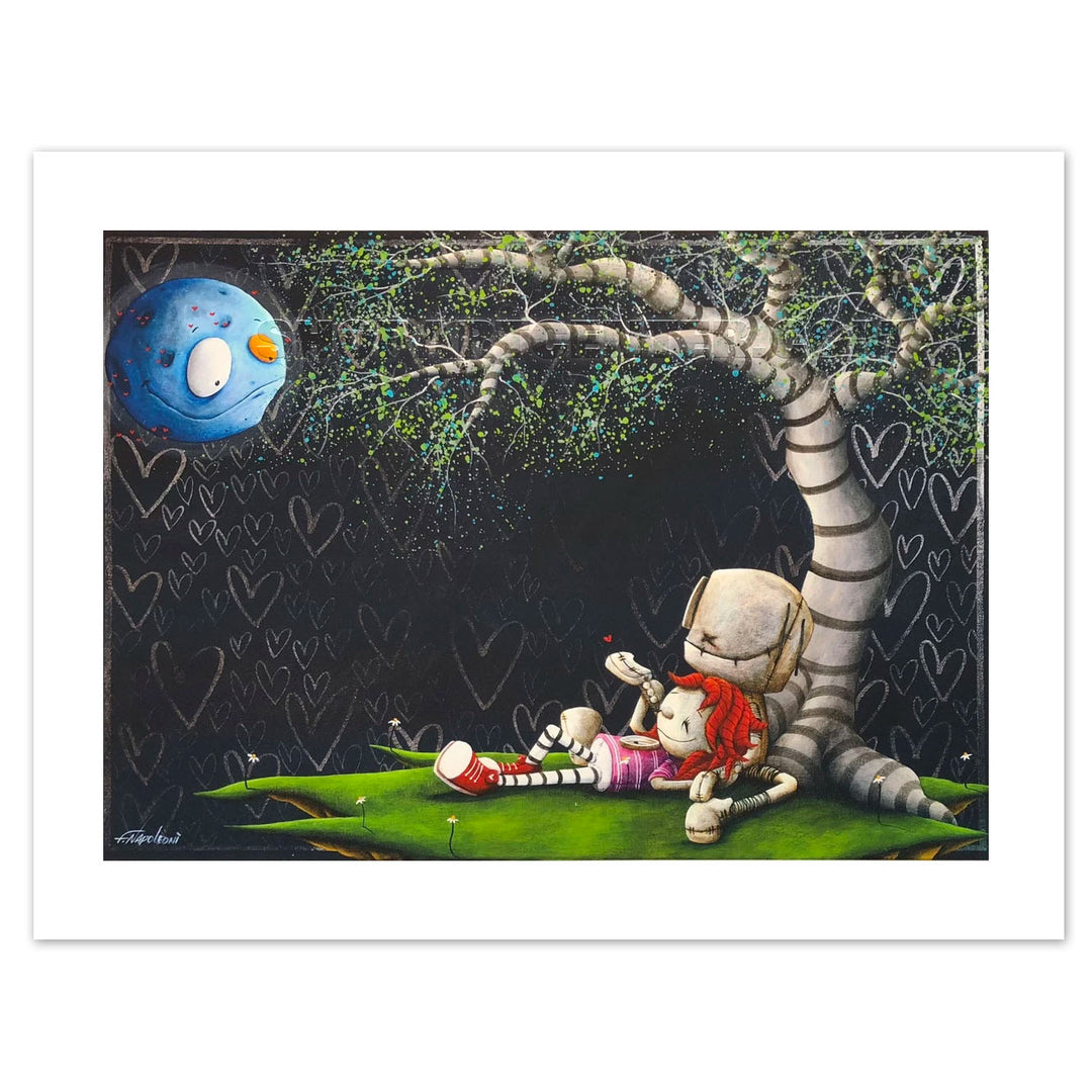 Fabio Napoleoni To the Moon and Back Limited Edition Paper Giclee