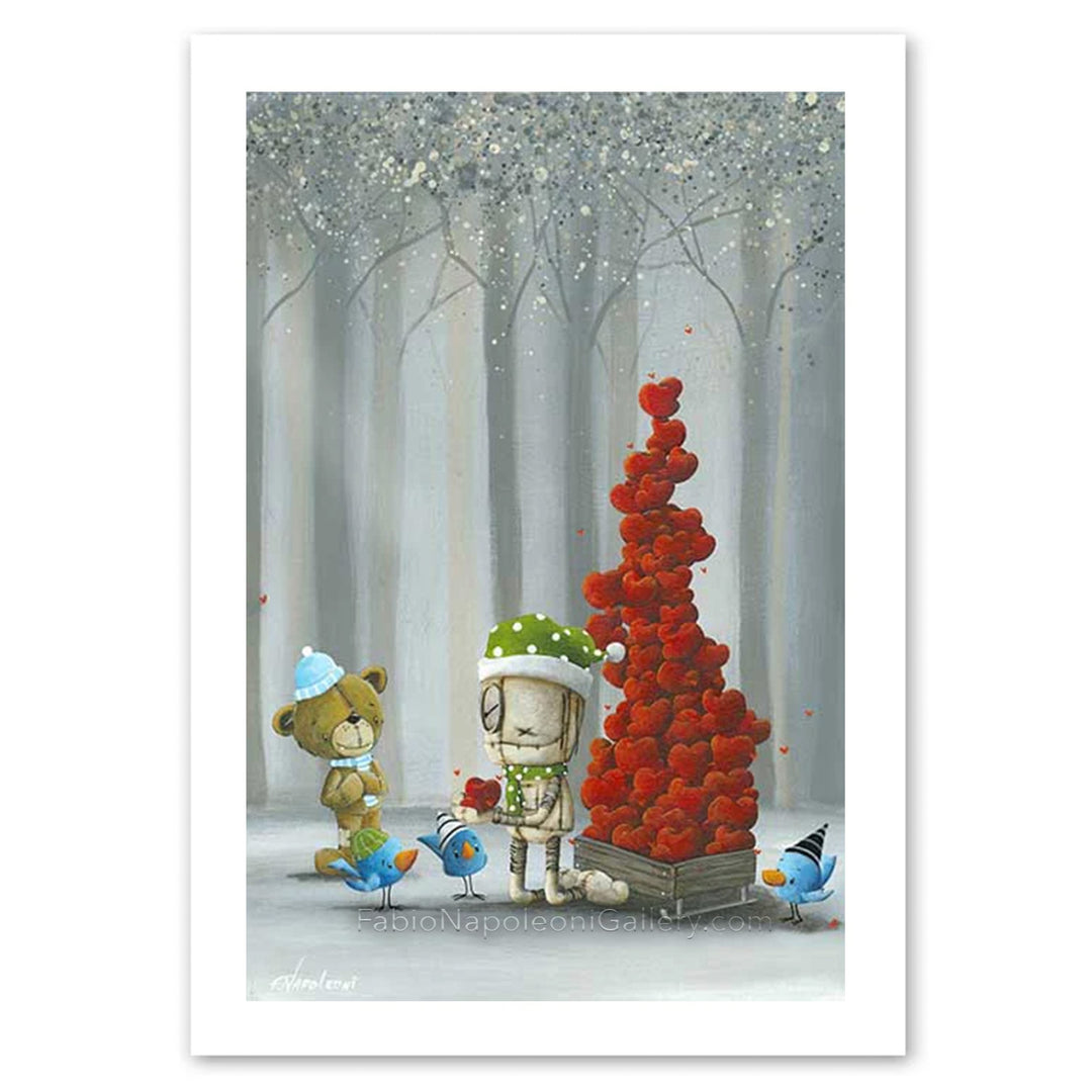 Fabio Napoleoni It's About Giving Limited Edition Giclee