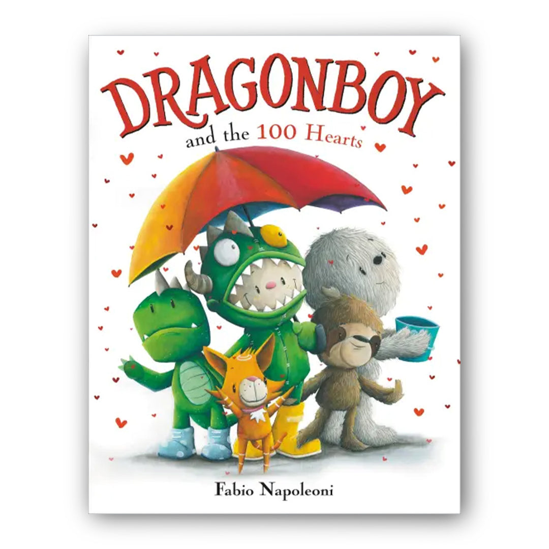 Fabio Napoleoni Dragonboy and the 100 Hearts (Book 3) Hardcover Book