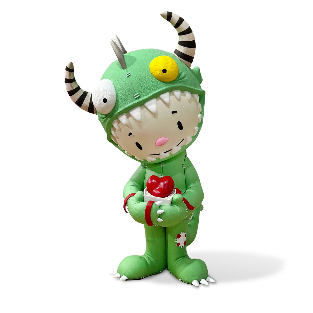 Dragon Boy - The Gift • Resin Sculpture – Fabio Napoleoni Gallery