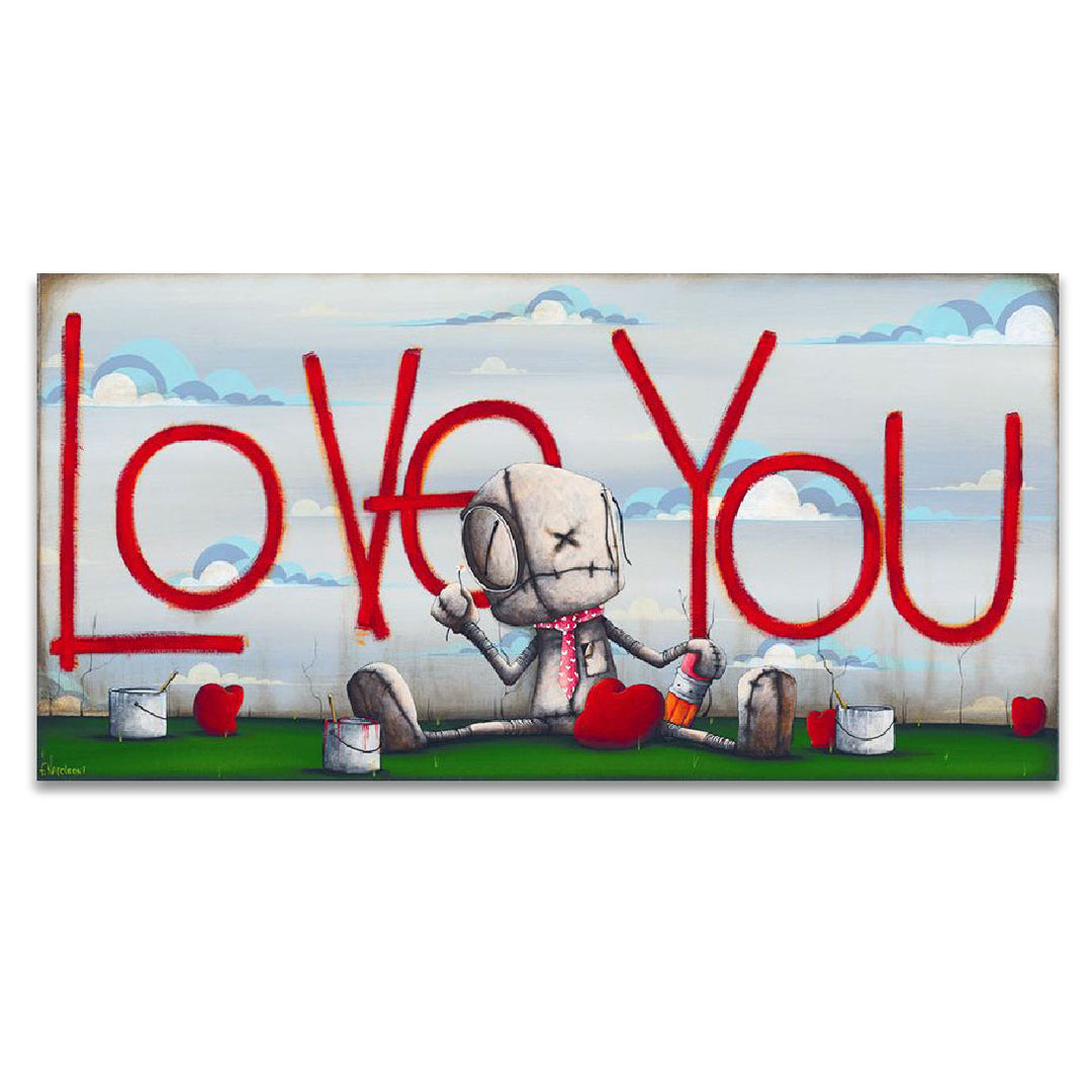 Fabio Napoleoni I Want the World to Know Limited Edition Canvas Giclee