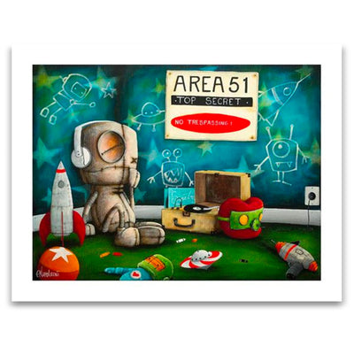 Fabio Napoleoni Let Me Play Among the Stars Limited Edition Paper Giclee
