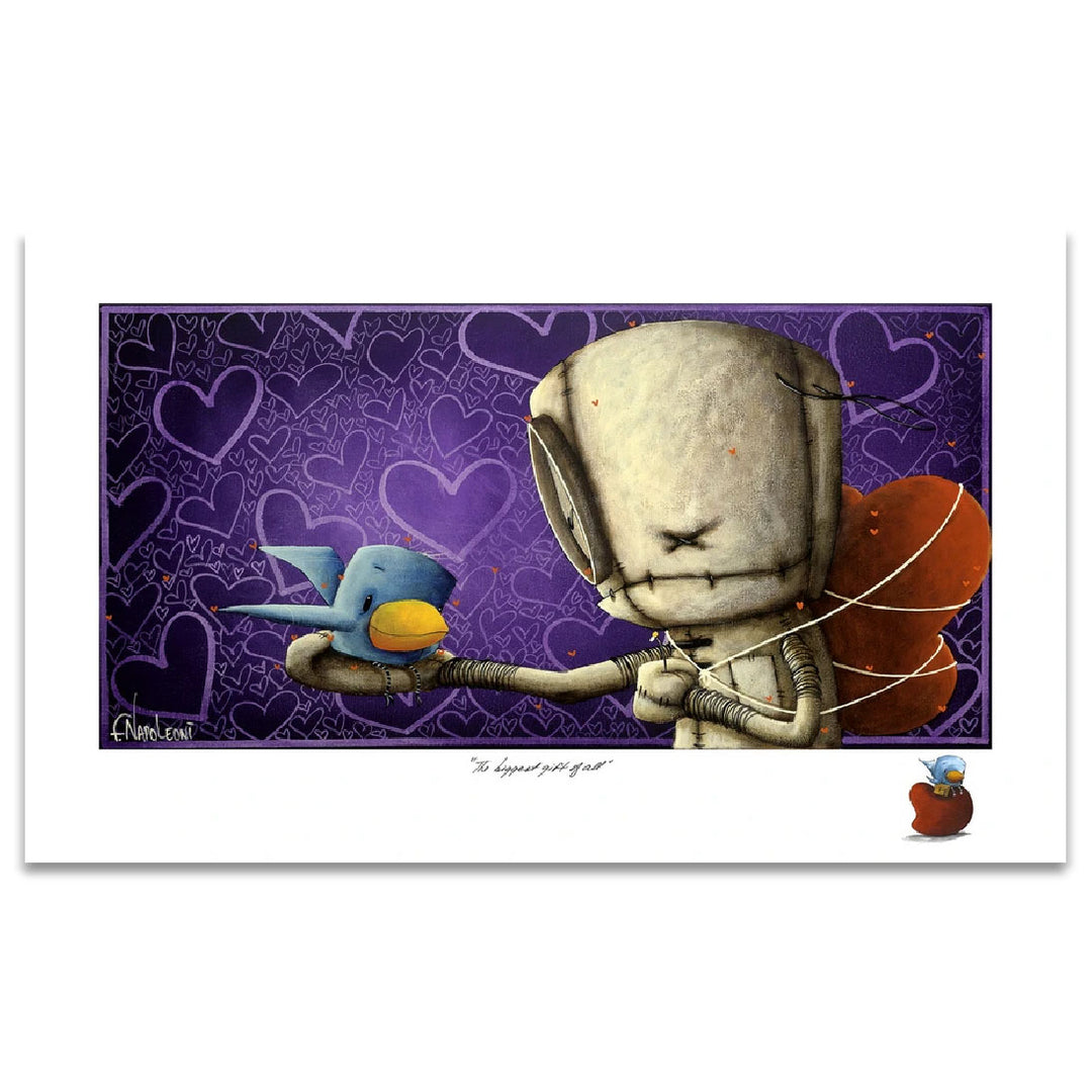 Fabio Napoleoni The Biggest Gift of All Limited Edition Paper Giclee